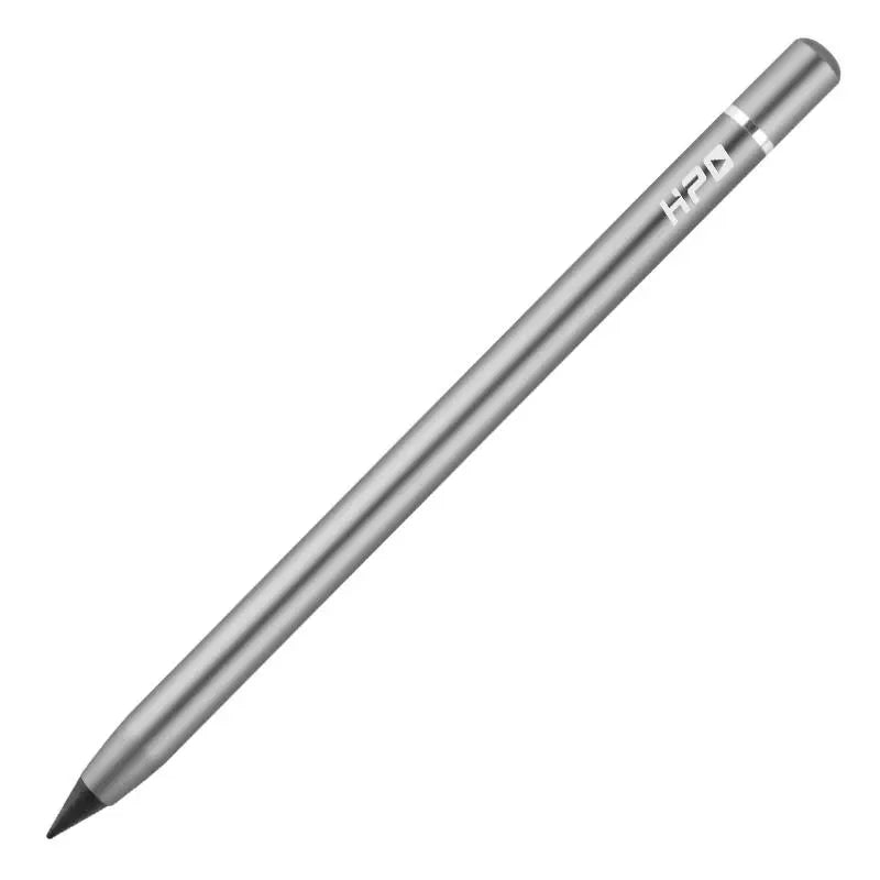 Aluminum Alloy Eternal Pencil with Eraser, 1 Count or 10Pcs Creative Eternal Pencil, Modern Fashion Portable Everlasting Pencil, Writing Stationery Supplies for Home Office School Student
